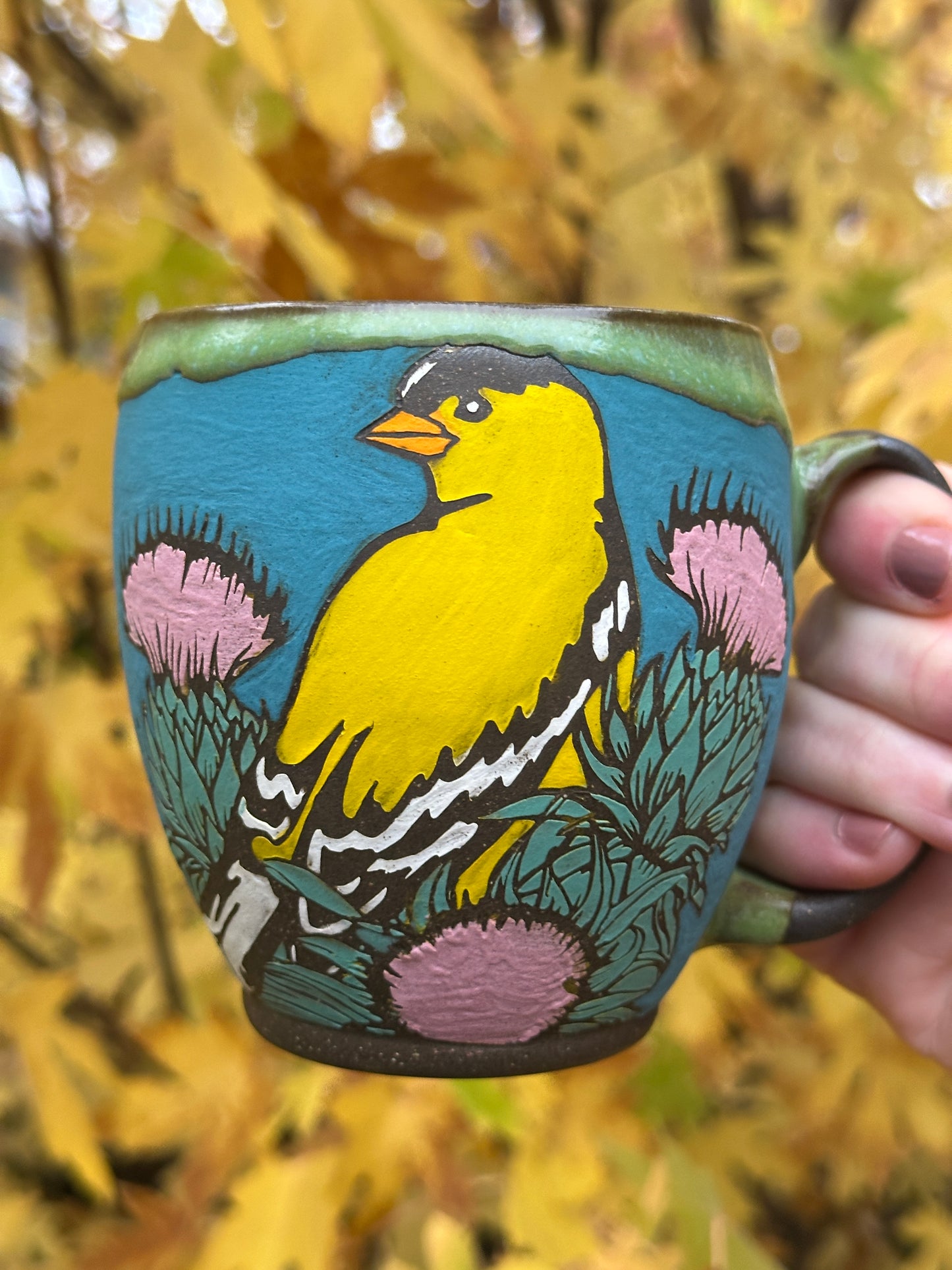 15. Goldfinch Mug 13oz