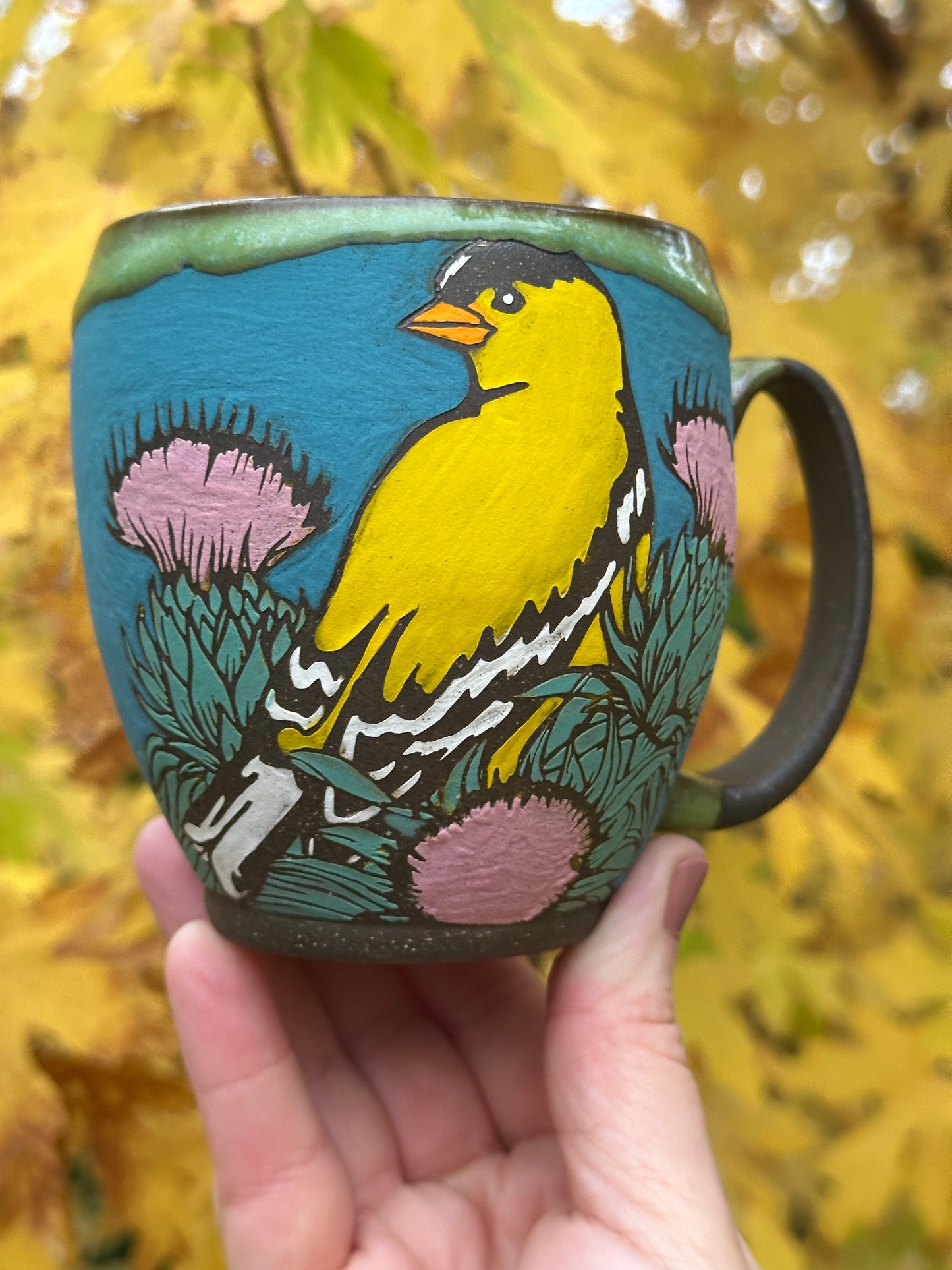 15. Goldfinch Mug 13oz