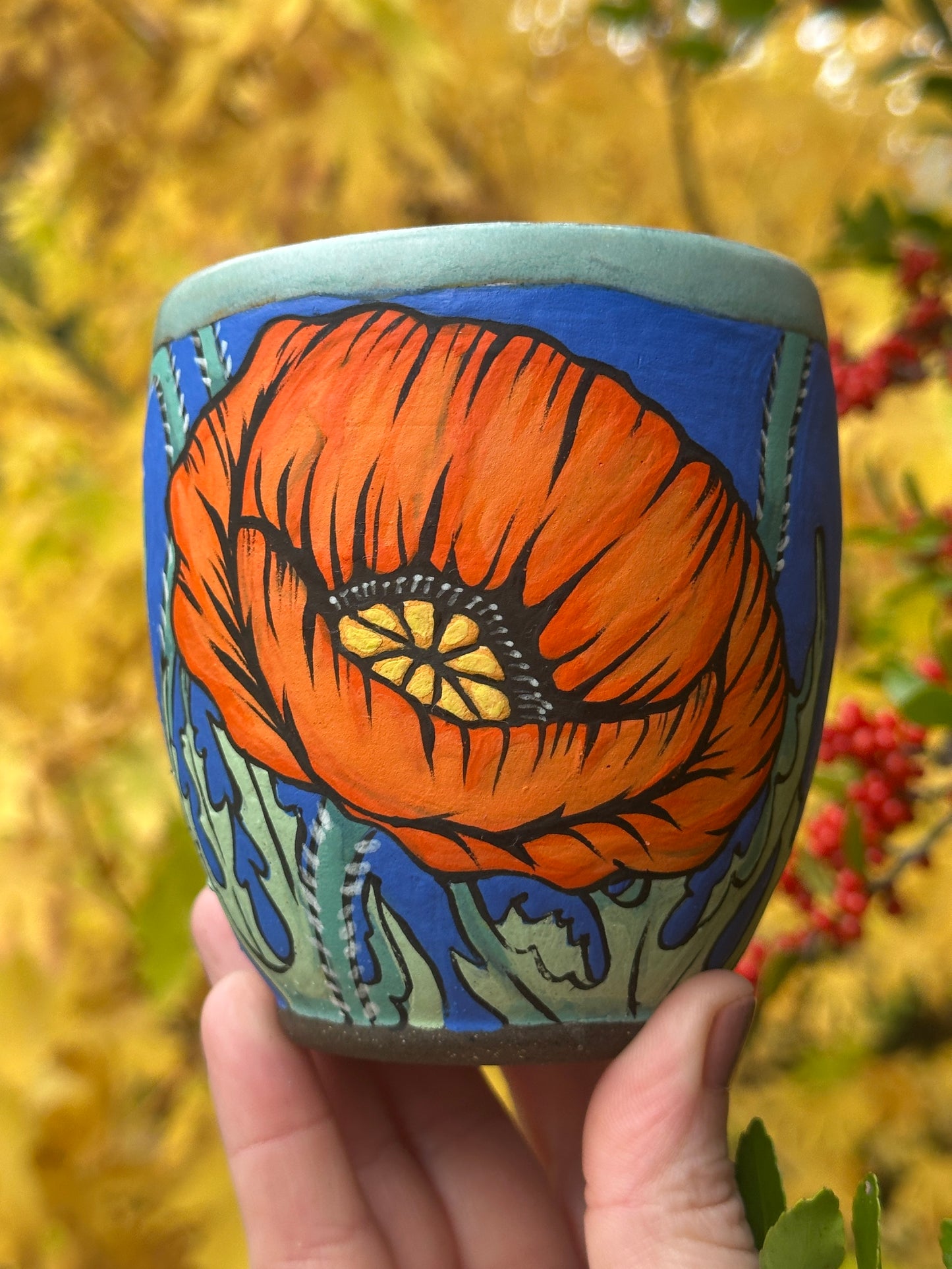 13. California Poppy Sipper 14oz