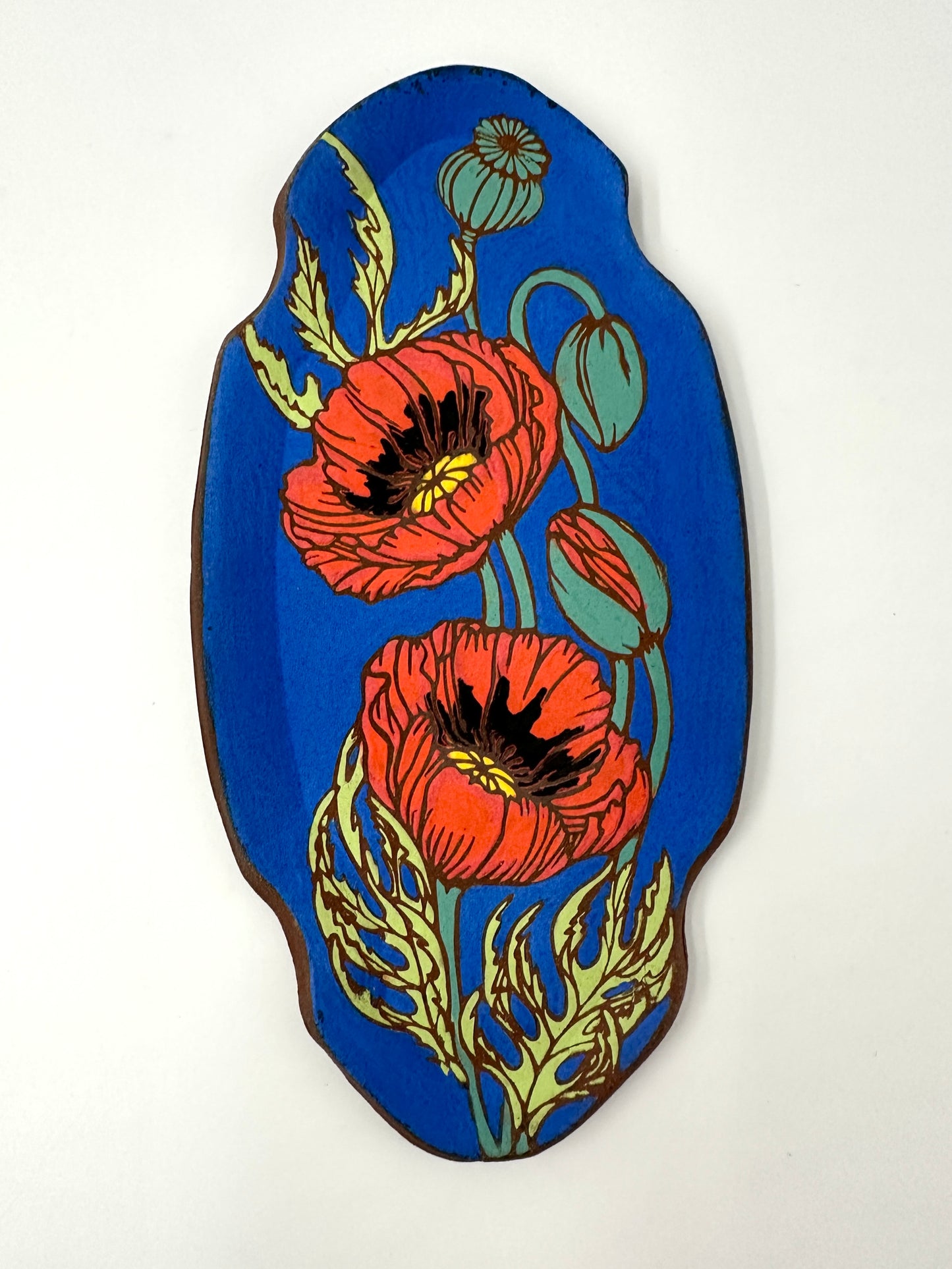 25. Red Poppy Tray