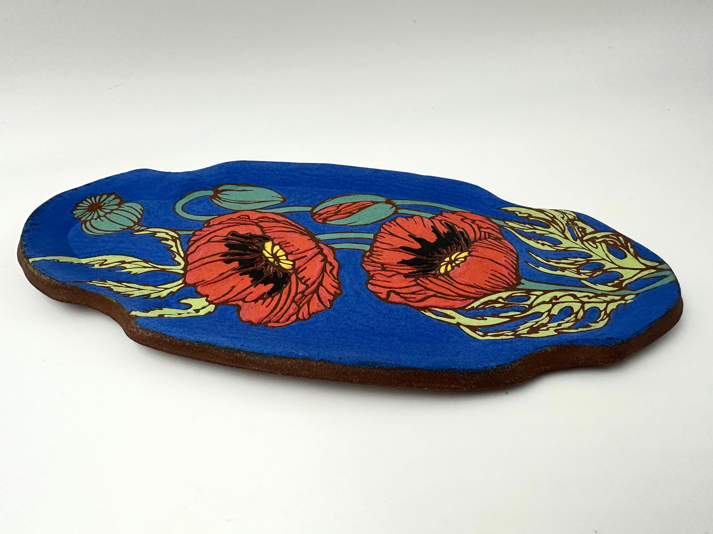 25. Red Poppy Tray