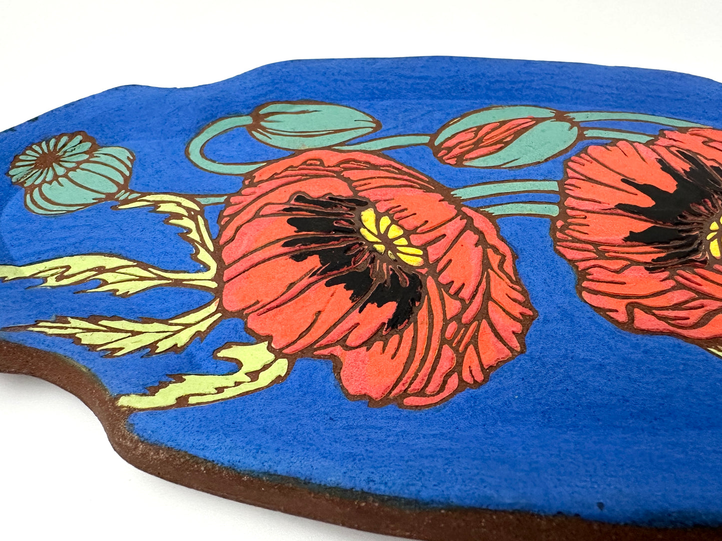 25. Red Poppy Tray