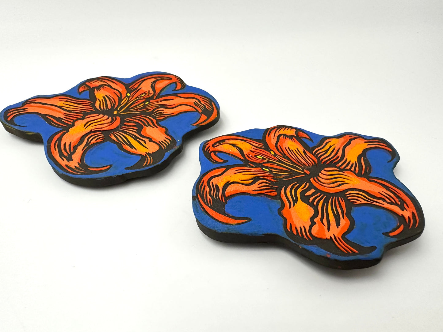 48. Lily Magnets - Set of 2